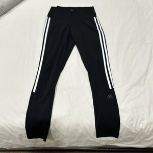 Adidas Leggings with three white stripes